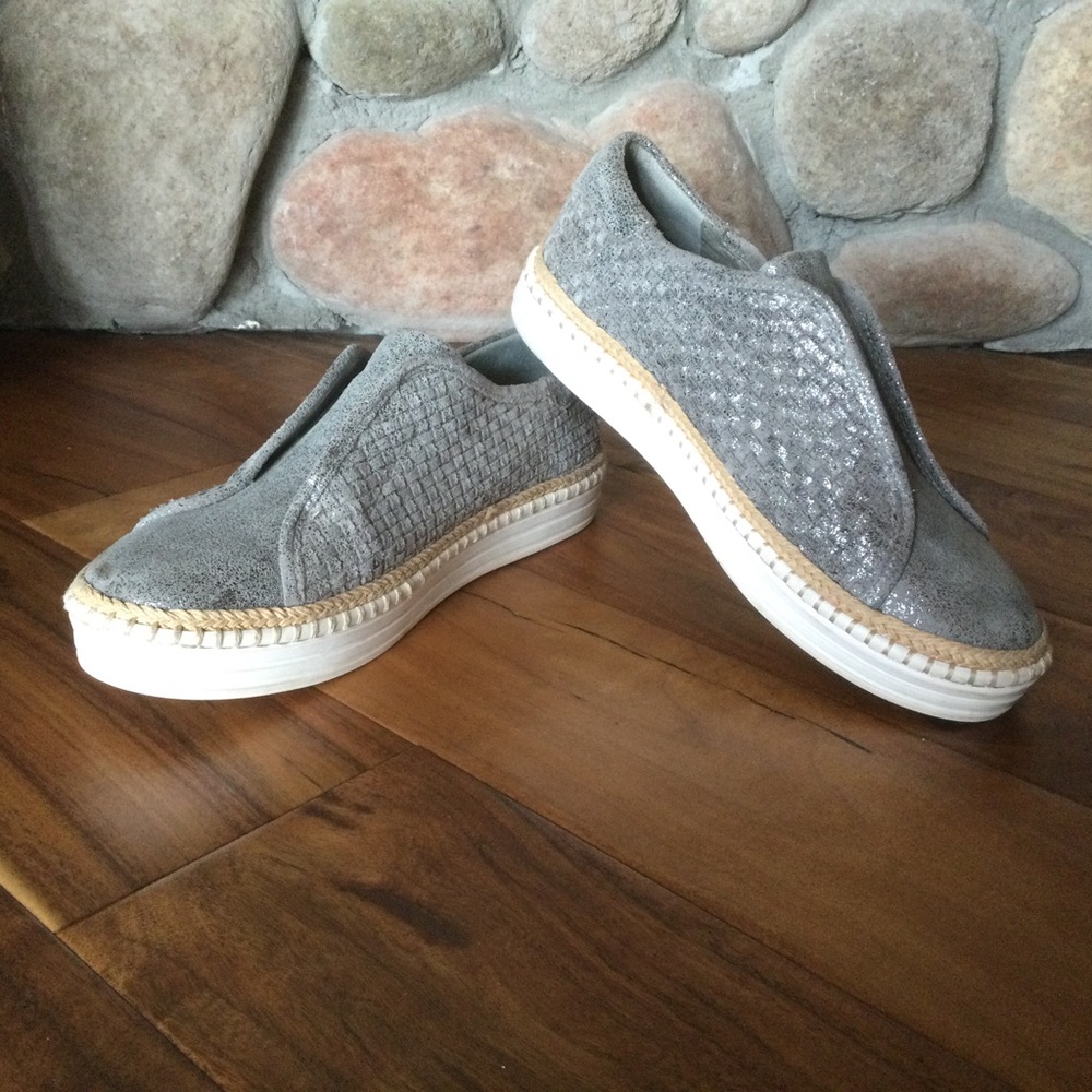 ✔️ J/Slides Kayla Slip On Sneaker in Pewter Mist Ladies Size 7